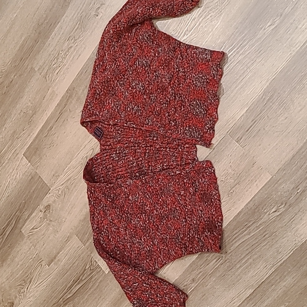 Color Works Cropped Sweater